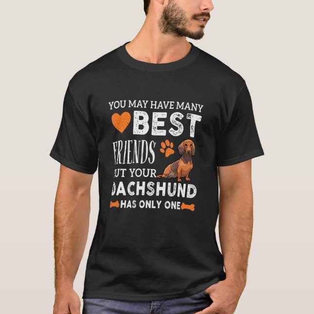 Camiseta Você Pode Ter Muitos Melhores Amigos Roupa (Frente)