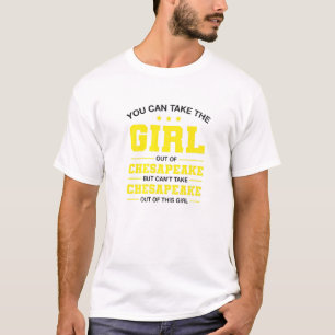 Camiseta Você Pode Tirar A Garota De Chesapeake Virginia G