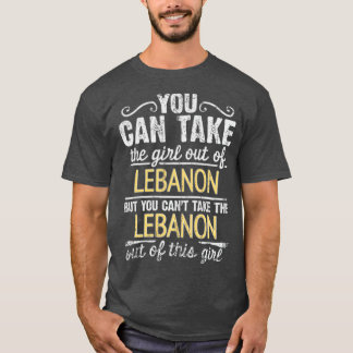 Camiseta Você Pode Tirar A Garota Do Líbano Mas Não Pode
