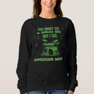 Camiseta Você Pode Ver Um Bateria Tocando Bateria