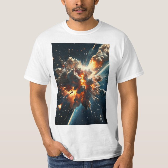 Camiseta Você poderia esclarecer o que está procurando? Voc (Frente)