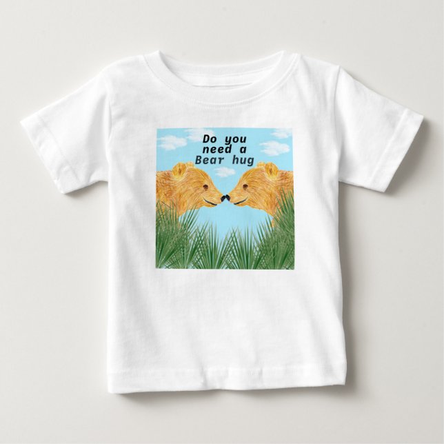 Camiseta Você precisa de um abraço de urso? (Frente)