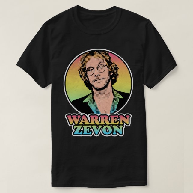 Camiseta Você Precisa De Warren Art Zevon Oferece Fãs De Mú (Frente do Design)