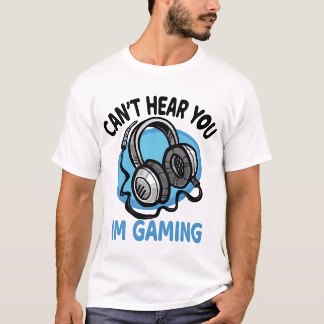 Camiseta você presenteia amigos garoto jogador (Frente)