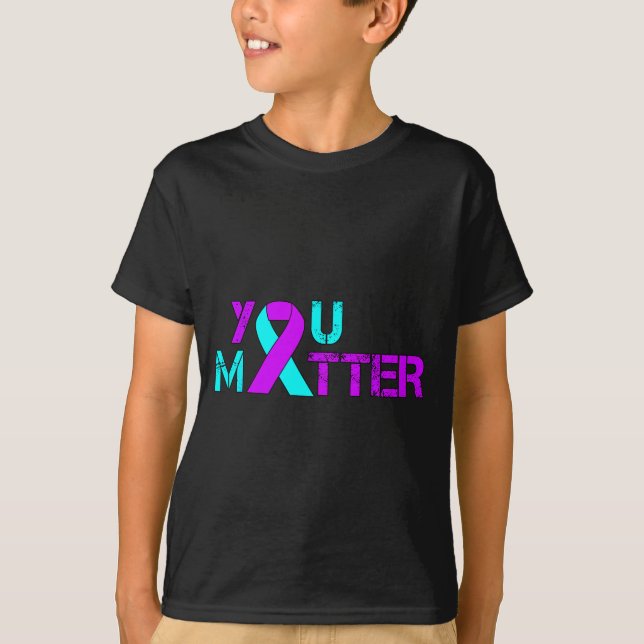 Camiseta Você Prevenção do Suicídio Conscientização sobre D (Frente)