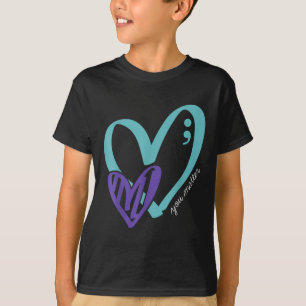 Camiseta Você Prevenção do Suicídio Conscientização Verde-a