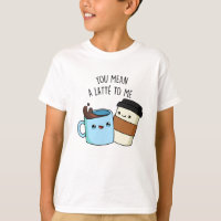 Você Quer Dizer Um Latte Para Mim Um Engraçado Caf