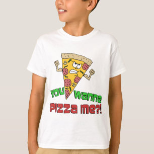 Camiseta Você quer-me à pizza