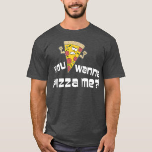 Camiseta Você Quer Pizza Me Engraçado Cartoon Pun 2337