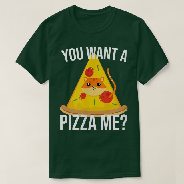 Camiseta Você Quer Pizza Me Meme Comida2320 (Frente do Design)