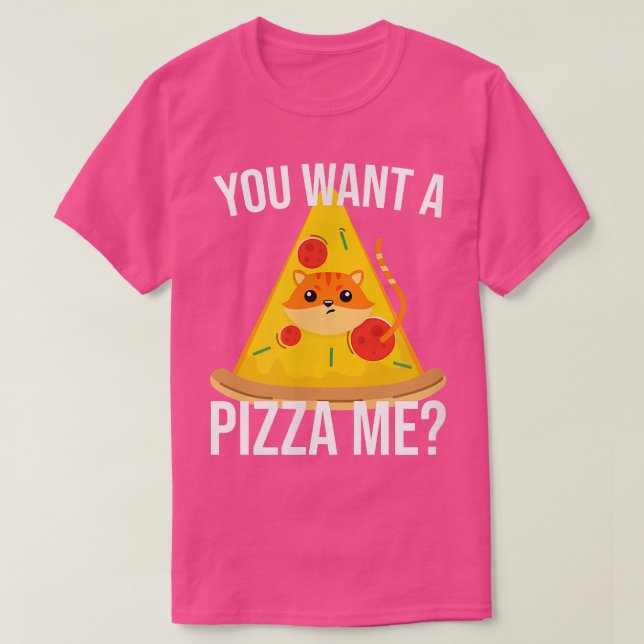 Camiseta Você Quer Pizza Me Meme Comida 38406222 (Frente do Design)