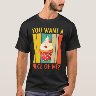 Camiseta Você Quer Um Cupcake De Cookies De Chef Da Minha P