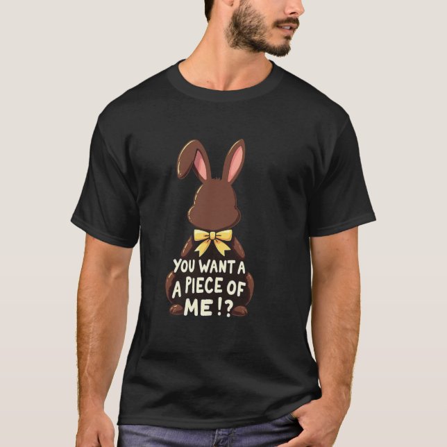 Camiseta Você Quer um Pedaço de Mim - Naughty Bunny Back (Frente)