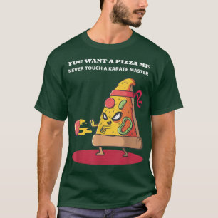 Camiseta Você quer uma pizza, um karatê, mestre pepperoni S
