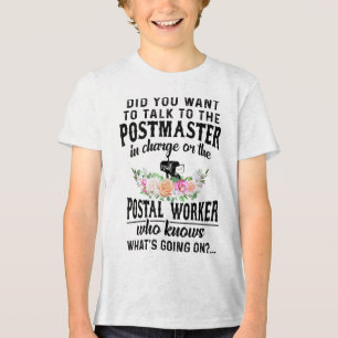 Camiseta Você Queria Falar Com O Pós-Mestre Responsável O