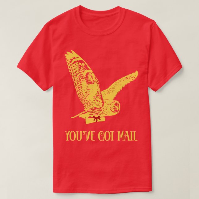 Camiseta Você Recebeu Email Owl (Frente do Design)