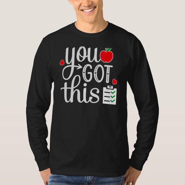Camiseta Você Recebeu Este Último Dia De Professora Estudan (Frente)