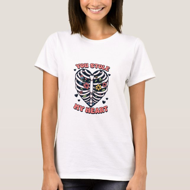 Camiseta Você Roubou Meu Coração (Frente)