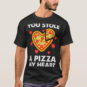 Camiseta Você Roubou Uma Pizza Do Meu Coração Dia Dos Namor