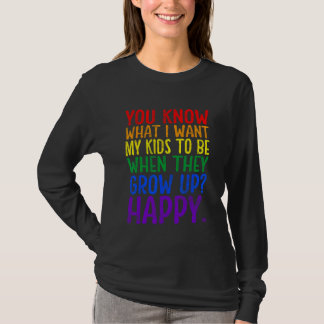 Camiseta Você Sabe Arco-íris LGBT O Que Eu Quero Apoio ao O