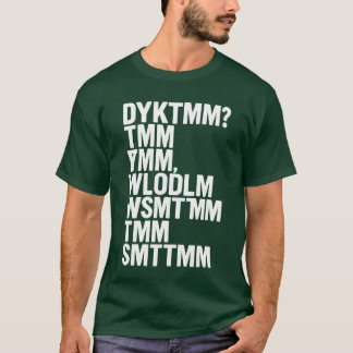 Camiseta Você Sabe O Muffin Man DYKTMM Engraçado Nostálgico