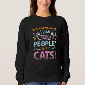 Camiseta Você Sabe o Que Eu Gosto nas Pessoas São Gatos