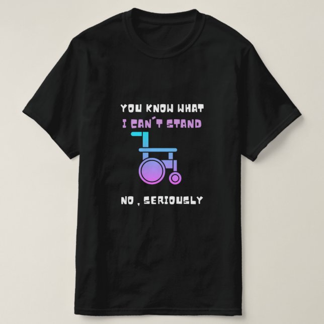 Camiseta Você Sabe O Que Eu Não Posso Defender Sem Deficiên (Frente do Design)