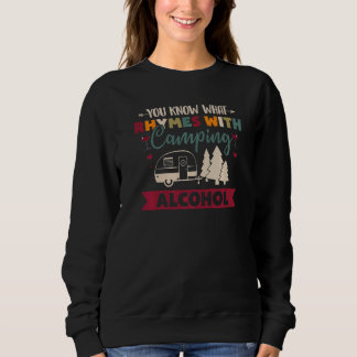 Camiseta Você Sabe O Que Rima Com Álcool De Acampamento  