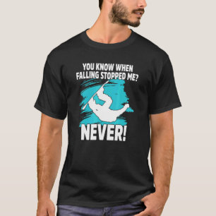 Camiseta Você Sabe Quando Cair Parou Snowboard Snowboarde