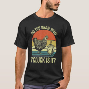 Camiseta Você sabe que horas são galo?