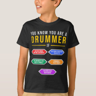 Camiseta Você Sabe Que Você É Um Drummer Se Um Drummer M