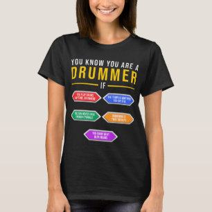 Camiseta Você Sabe Que Você É Um Drummer Se Um Drummer M