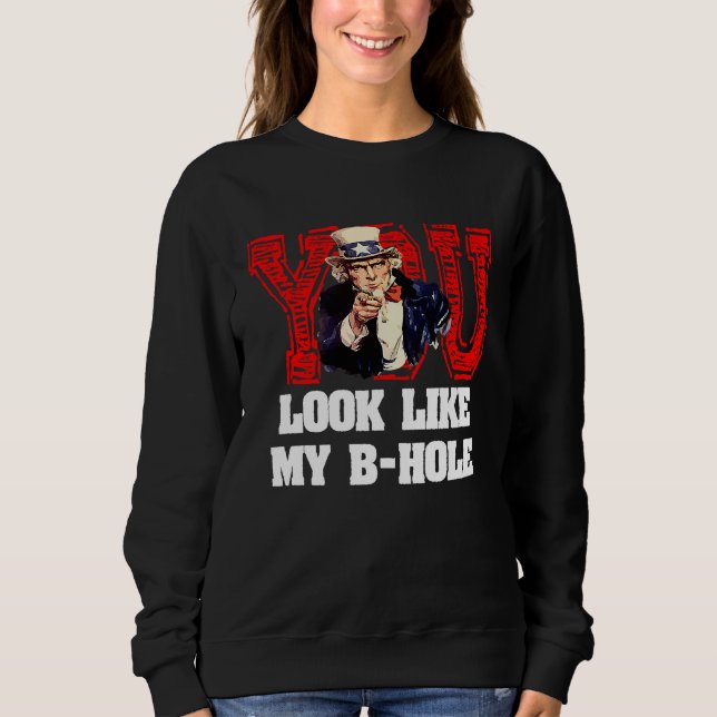 Camiseta Você se Parece com Meu Tio Sam B Buraco (Frente)