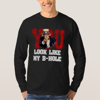 Camiseta Você se Parece com Meu Tio Sam B Buraco