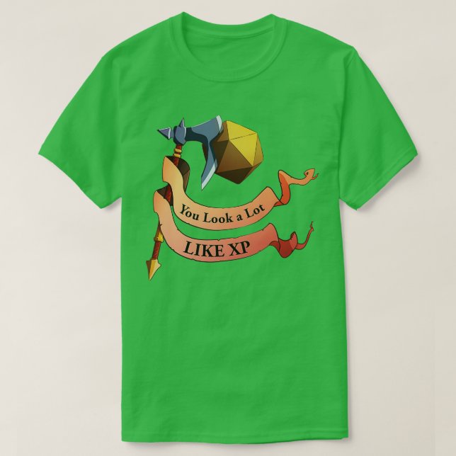 Camiseta Você se parece muito com o xp 2 (Frente do Design)