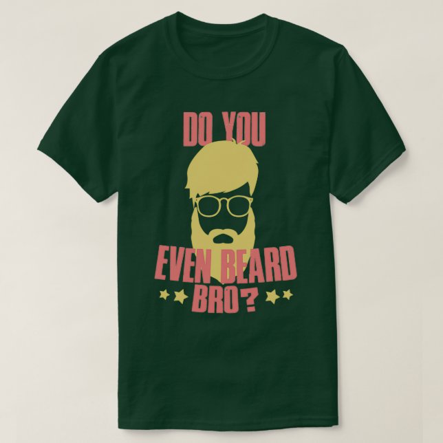 Camiseta Você sequer barba, mano 2 (Frente do Design)