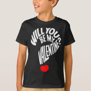 Camiseta Você Será Meu Coração de Dia dos Namorados Homens 