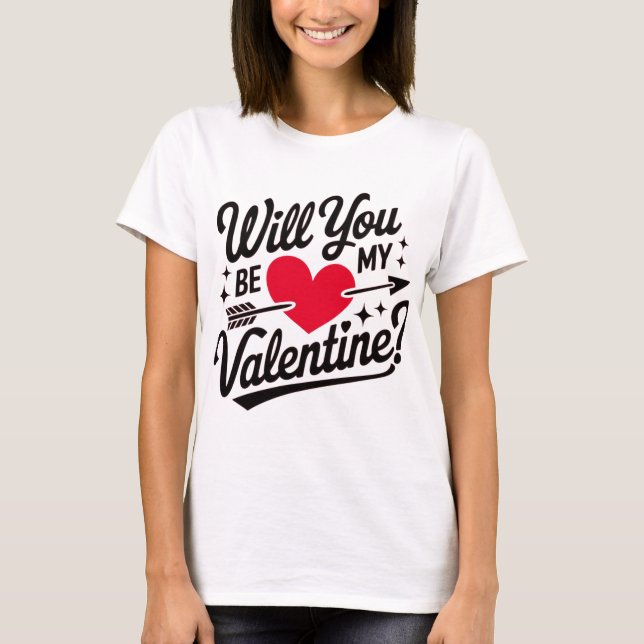 Camiseta Você será meu Namorados? (Frente)