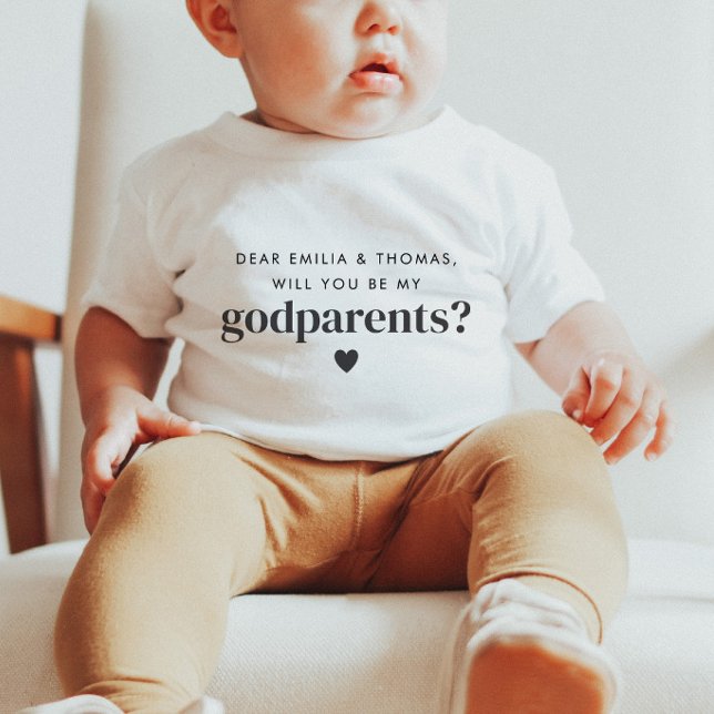 Camiseta Você Será Meu Padrinho Proposta de Foto (Criador carregado)