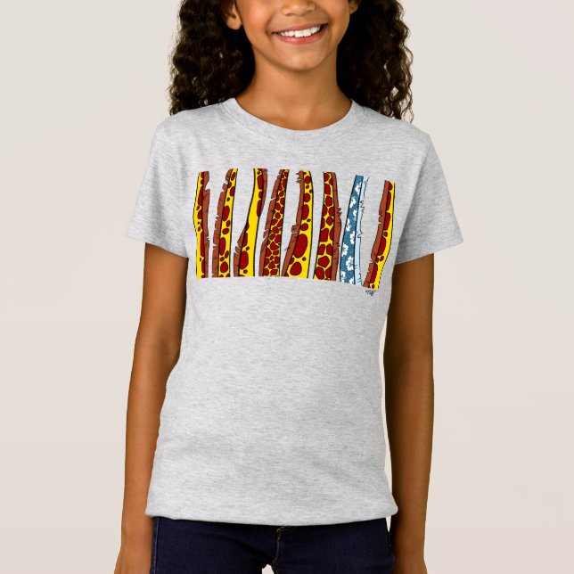 Camiseta VOCÊ SERÁ O GIRAFFE de Jeff Willis Art (Frente)