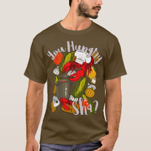 Camiseta Você Sha Cozinhar Cajun Crawfish Chef Gumbo
