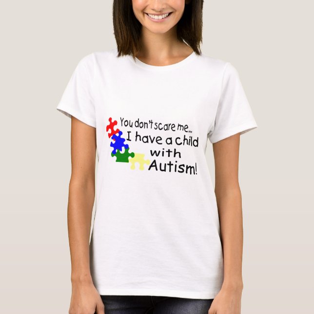 Camiseta Você susto mim eu não tenho uma criança com (Frente)