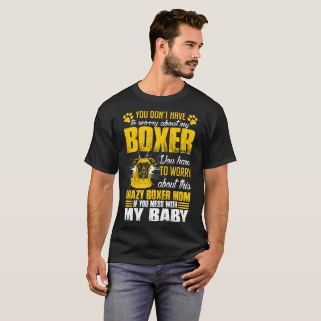 Camiseta Você tem a preocupação sobre o Tshirt louco da (Frente Completa)