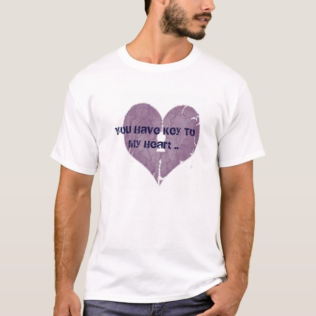 Camiseta Você Tem Chave Para Meu Coração (Frente)
