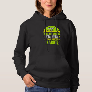 Camiseta Você Tem Sorte de Eu Estar Aqui Eu Poderia Ter Ido