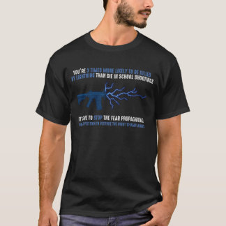 Camiseta Você tem três vezes mais chances de ser morto por