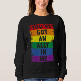 Camiseta Você Tem Um Aliado Em Mim Orgulho Lgbt
