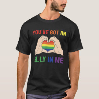 Camiseta Você tem um Aliado no Mês do Orgulho Lgbt