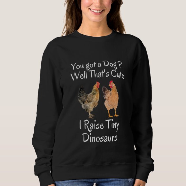 Camiseta Você Tem Um Cachorro Bem Isso É Fofo Eu Crio Dinos (Frente)