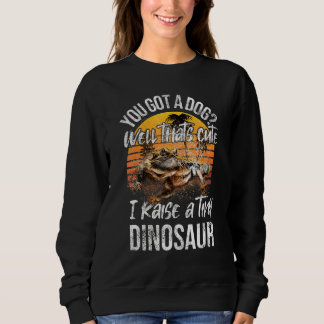 Camiseta Você Tem Um Cachorro  Crie Um Pequeno Dinossauro D